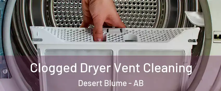  Clogged Dryer Vent Cleaning Desert Blume - AB