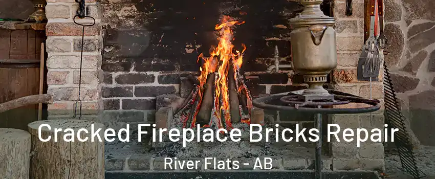  Cracked Fireplace Bricks Repair River Flats - AB