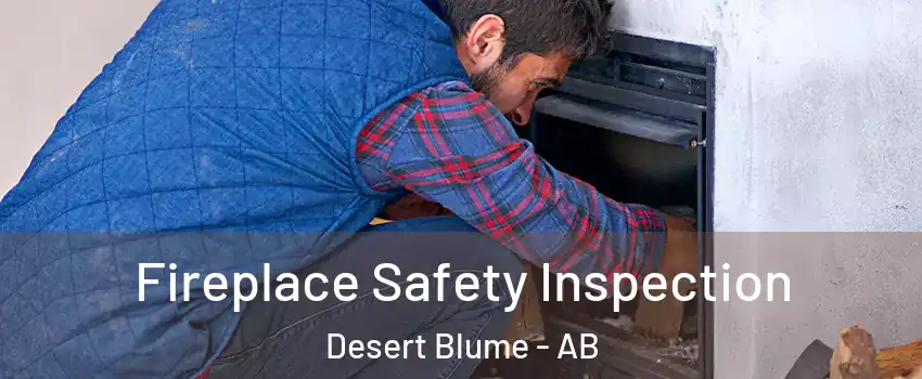  Fireplace Safety Inspection Desert Blume - AB