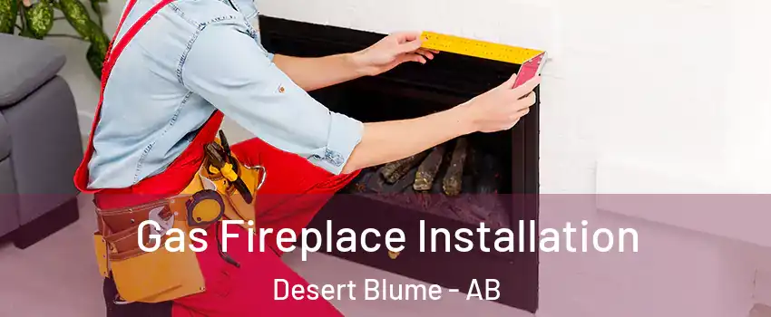  Gas Fireplace Installation Desert Blume - AB