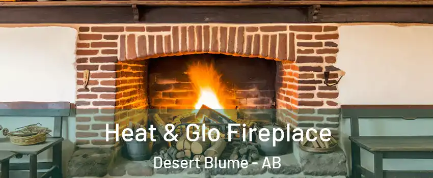  Heat & Glo Fireplace Desert Blume - AB