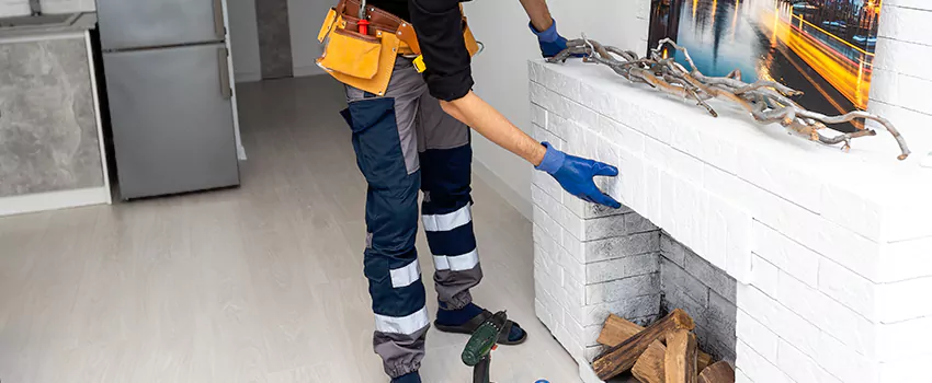 Outdoor Fireplace Restoration in Medicine Hat, Alberta