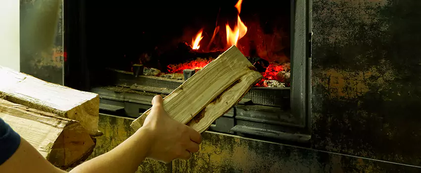 Wood Stove Heat Resistant Wall Repair in Medicine Hat, Alberta