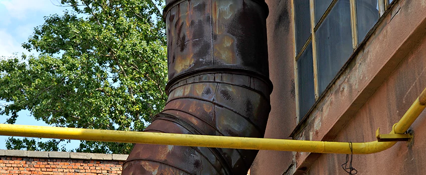 Lightning Protection Installation System for Industrial Chimneys in Medicine Hat, Alberta