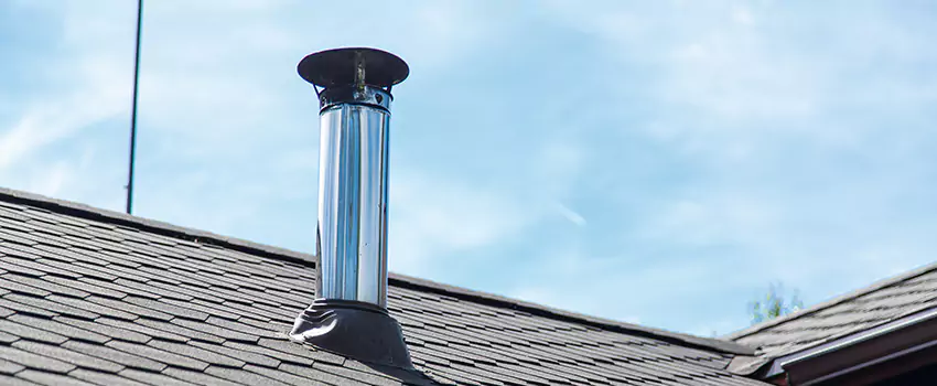 Outdoor Metal Chimney Installation in Medicine Hat, Alberta