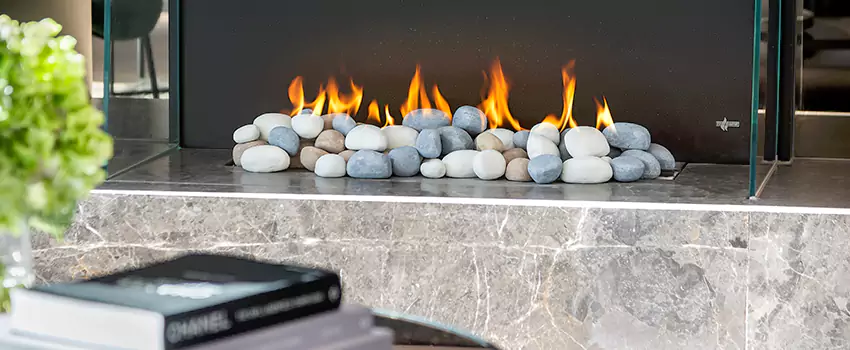 Double-Height Fireplace Design Refurbishment in Medicine Hat, Alberta