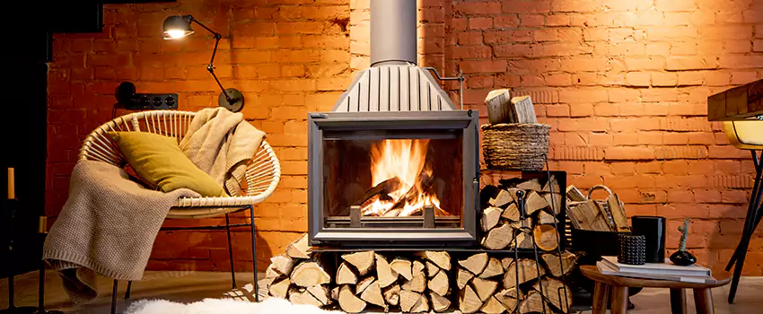 Pellet Stove Chimney Pipe Brackets Installation in Medicine Hat, AB