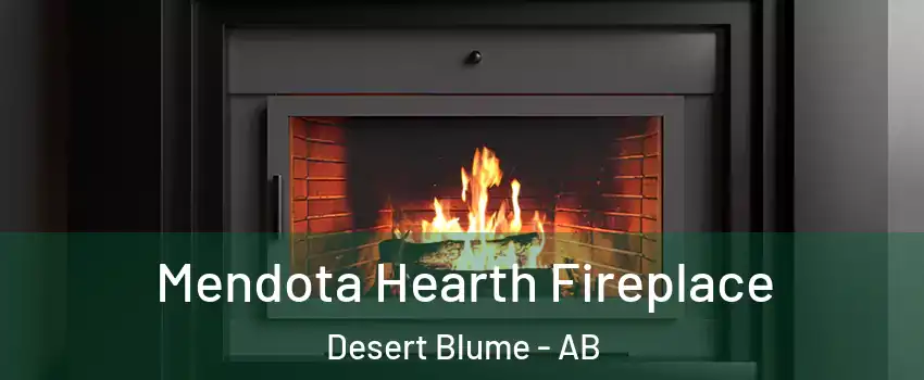  Mendota Hearth Fireplace Desert Blume - AB