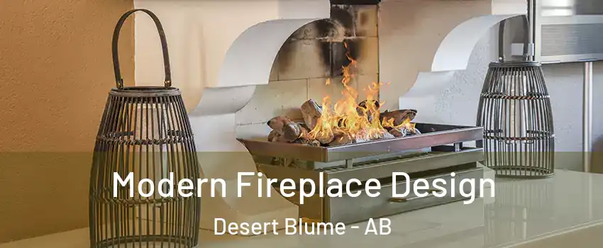 Modern Fireplace Design Desert Blume - AB